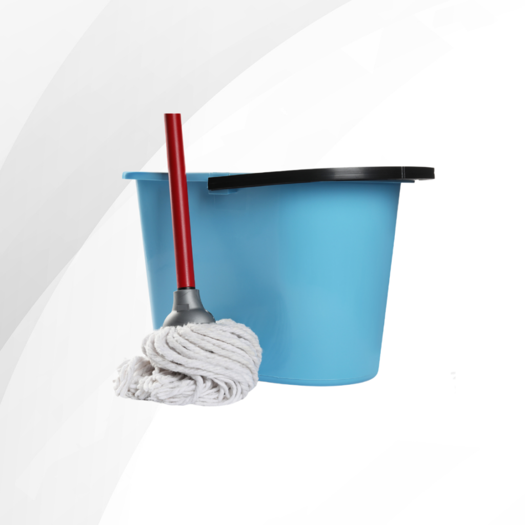Mop and bucket provided by Servall